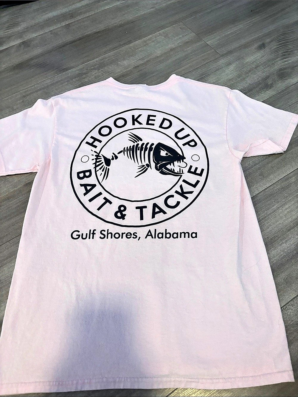 Delta Pro Weight Graphic Short Sleeve Tee in Pink Size Medium